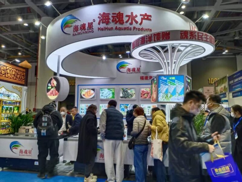 中国杭州展示会食品コーナー